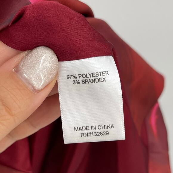 Lovers and Friends | NWT Carpenter Mini Dress in Rhoda Floral Multi Red Satin M - Picture 10 of 11